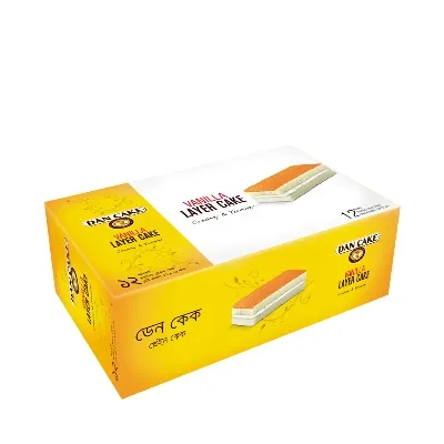 Dan Cake Vanilla Layer Cake 12 pack 324 gm