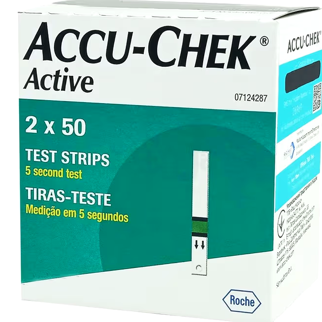 Accu-Chek Active Blood Glucose Strip 100's Pack