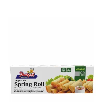 Jhatpot Vegetables Spring Roll 360 gm 9 pcs