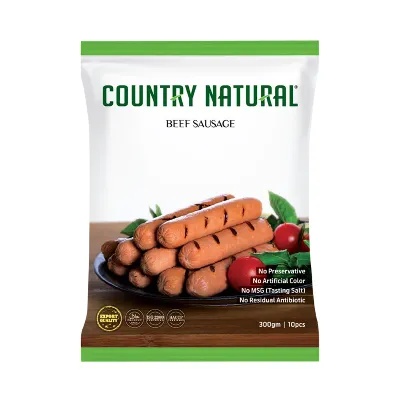 Country Natural Beef Sausage 300 gm