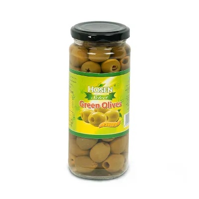 Hosen Pitted Green Olives 345 gm
