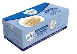 Face Mask Sepnil (Light Brown Color) - 50 Pcs