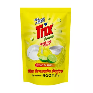 Trix Dishwashing Liquid Lemon Refill 250 ml