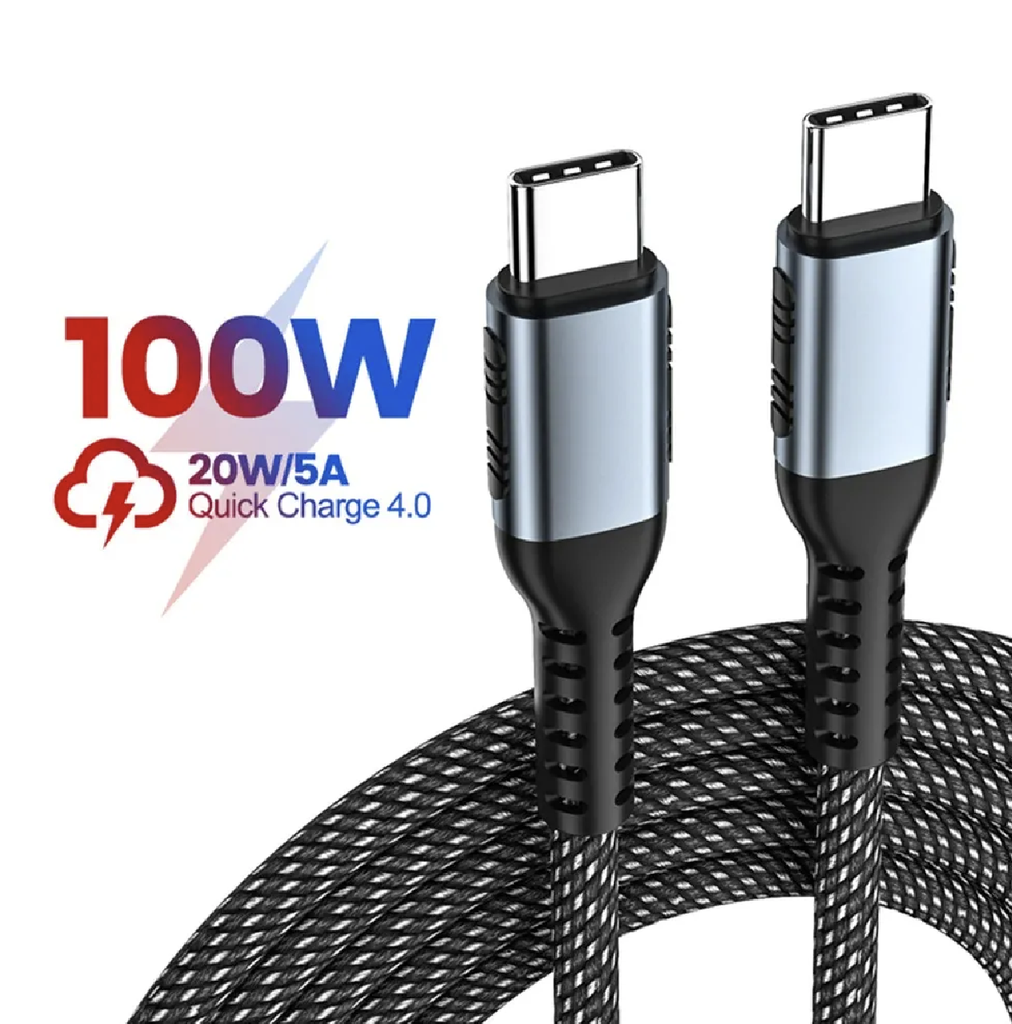 CCo5 QC 4.0100W USB C to Type C Fast Charging Cable PD Cable Type C To Type C Fast Charging Cable 100W Cable