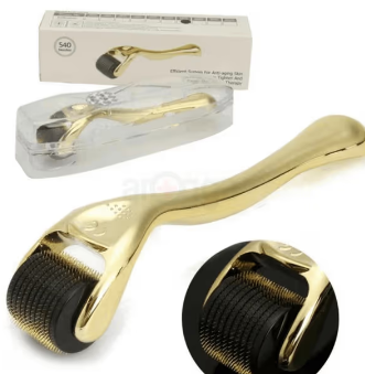 Derma Roller Gold Skin Regeneration Tool-540 Needles MRS50 (0.50mm)