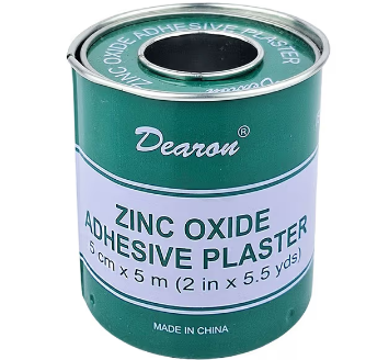 Dearon Zinc Oxide Adhesive Plaster (2 In *5.5 Yds) 5cm * 5m (Hualian)