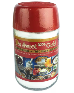 Dia Sweet 200+ Strawberry Flavour Sugar Substitute Powder-Healthy Sweetener, 175 g