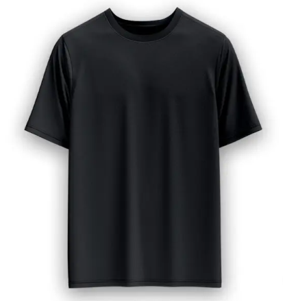 Round neck half sleeve t-shirt 100% Cotton / Size M