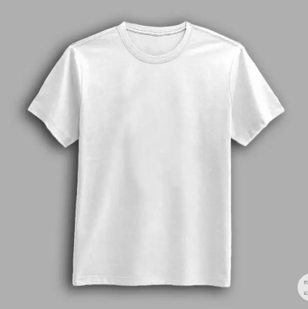 Round neck half sleeve t-shirt 100% Cotton Size L