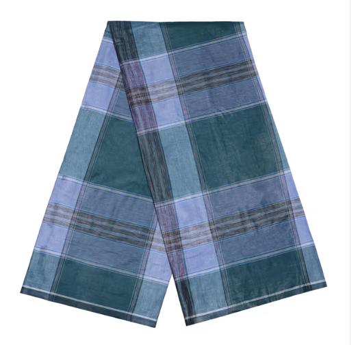 MENS DARK CHECK LUNGI