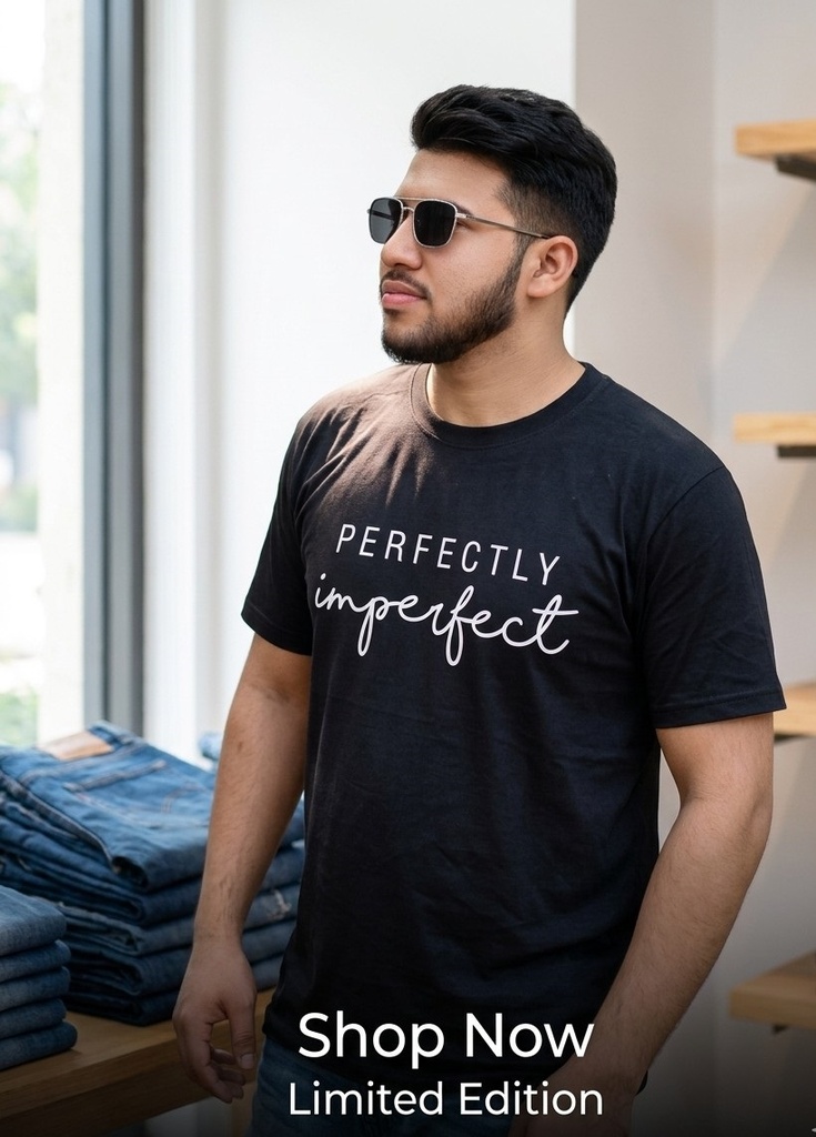 Premium Cotton T-Shirt - 210 GSM - DTF Printed