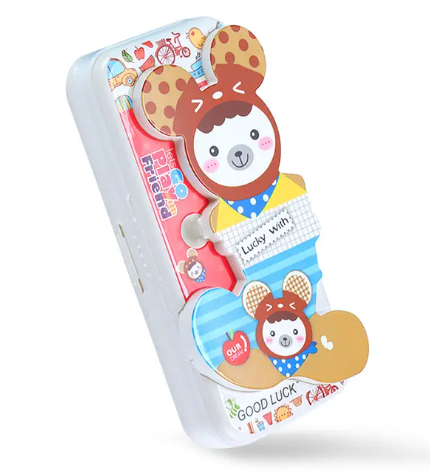 Good Luck Pencil Box Micky Multi Colour