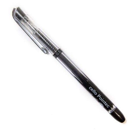 Cello Pointec Gel Pen, Black