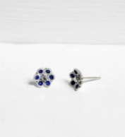 Mina Detailed Silver Earrings