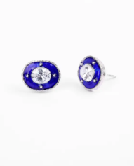 Mina Detailed Silver Earrings