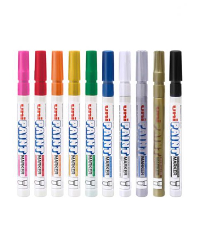 Uni Fine Signature Pen, Blue Each