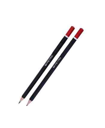 Petra Black Matt Pencil, 2B (Pack of 12)