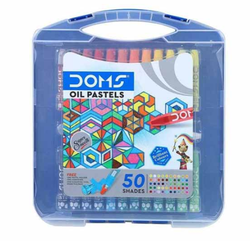 DOMS Hex Oil Pastels, 50 Shades