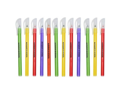 Matador Hi-School Ballpen, Black (Pack of 12)