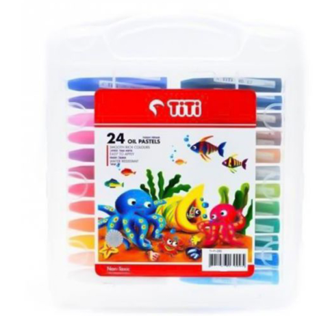 TiTi Oil Pastels, 24 Shades