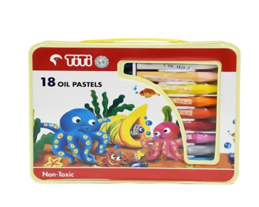 TiTi Oil Pastels, 18 Shades