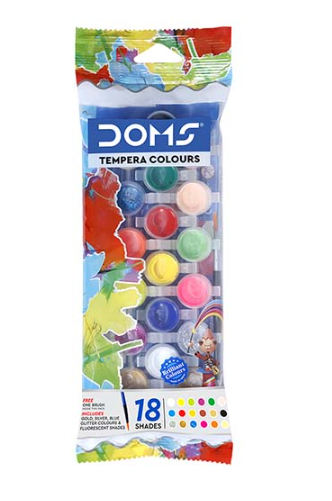 DOMS Tempera Color, 18 Shades