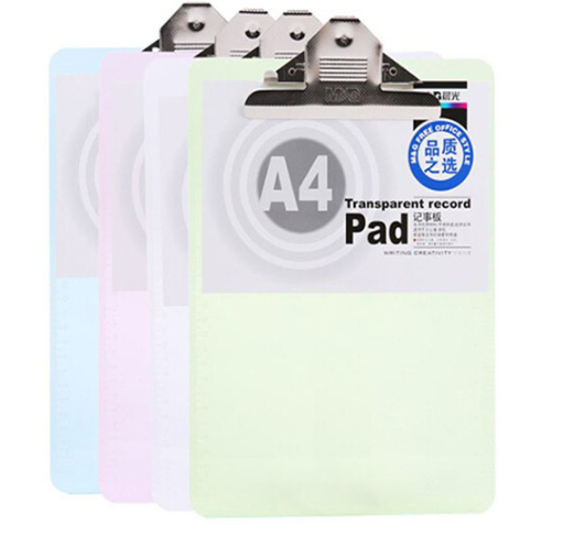 M&G Clip Pad, A4, Transparent, ADM94563