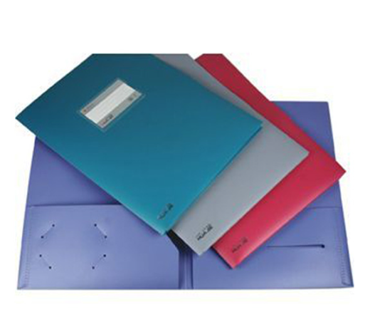 Huajie Double Pocket Index File, Assorted Color