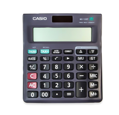 Casio MJ-120T Calculator, 100 Check, 12 Digit (Imported)