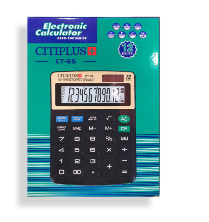 Citiplus Calculator CT-6S, 12 Digits