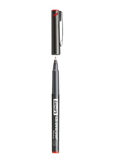Luxor CD/DVD/OHP Permanent Marker, Red
