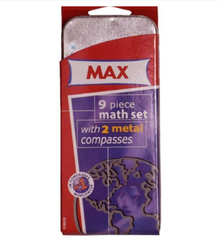Max Geometry Box, 9 Pieces Set