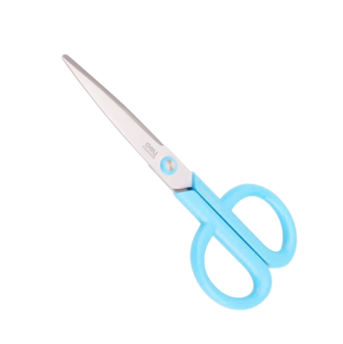 Deli Stationery Scissors, Plastic Handle, 6010