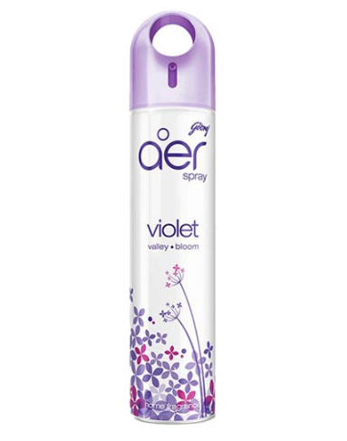 Godrej Aer Spray Air Freshener, 220ml (Violet Valley Bloom)