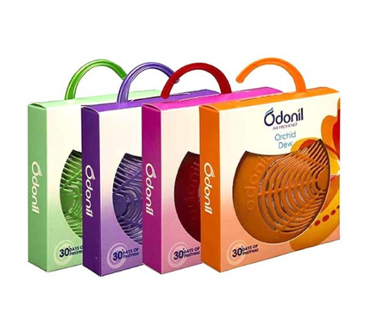 Odonil Natural Air Freshener Block Hanger Mixed Fragrance, 50gm