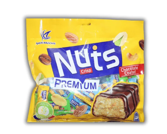 Amour And Sons Nuts Crisp Chocolate Coated 400gm
