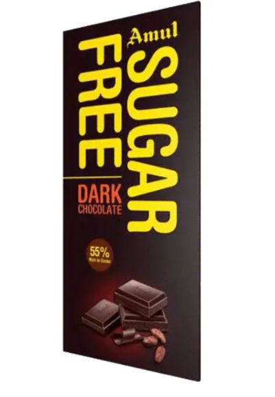 Amul Sugar Free Dark Chocolate