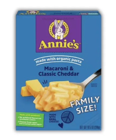 Annie’s Macaroni And Classic Cheddar Cheese Pasta family size