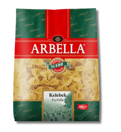 Arbella Pasta Kelebek 500gm