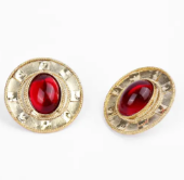 Red Stone Earrings