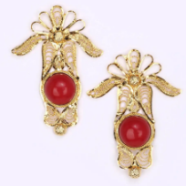 Gold Plated Silver Earrings