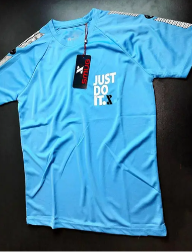 SMUG Premium T-shirt Fabric Soft and Comfortable Sky Blue