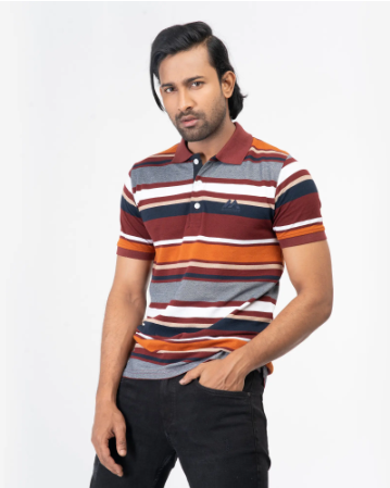Stripe Polo Shirt