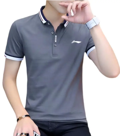 LI-Ning Short Sleeve Casual Polo Shirt