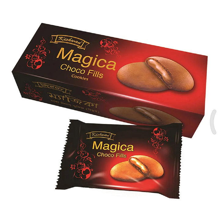 Kishwan Magica Chocofilled Cookies Biscuit 180 gm