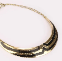 Oxidized Brass Necklace