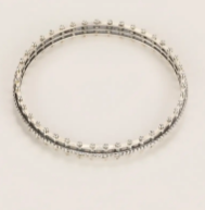 Oxidized Silver Bangle
