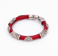 Oxidized Silver Bangle
