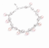 Pearl and Silver Bracelet