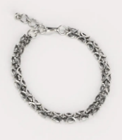 Oxidized Silver Bracelet
